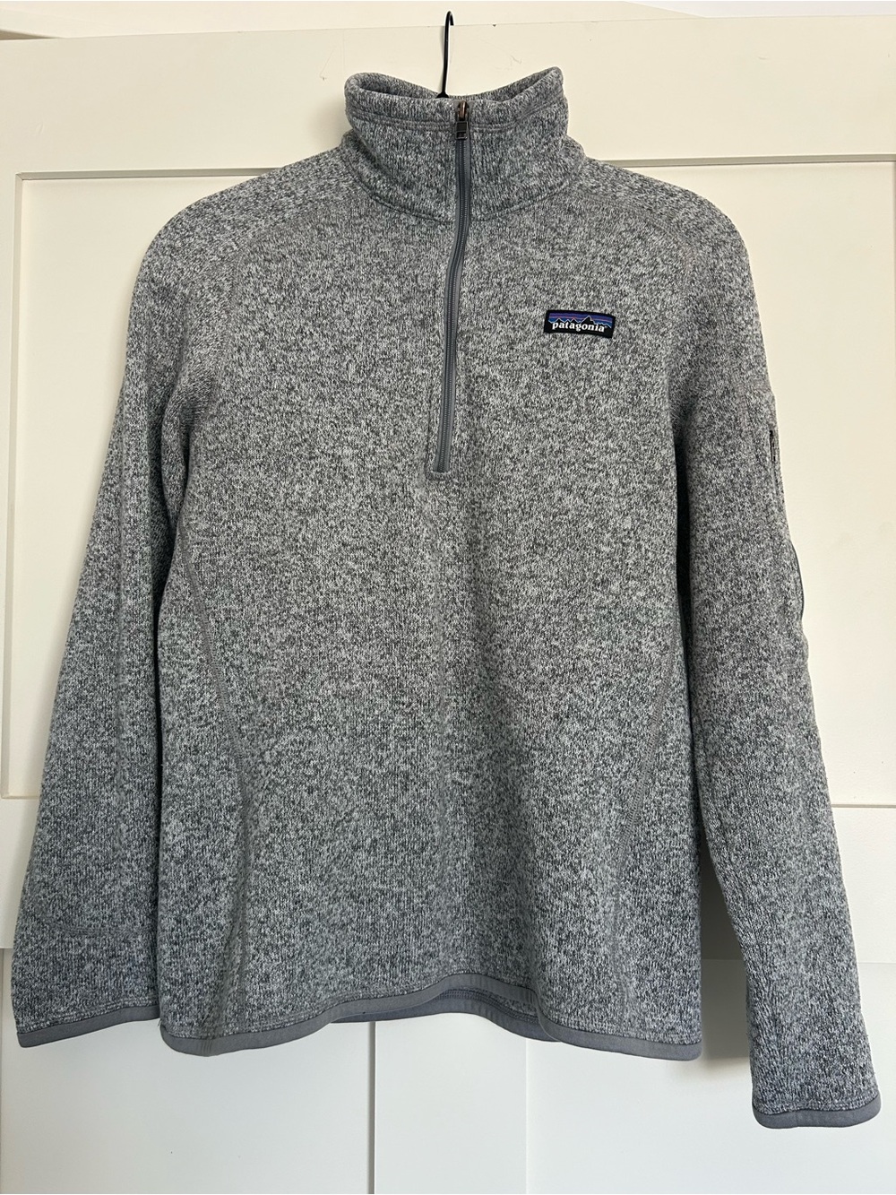 Patagonia Women's Heather Gray Quarter-Zip Fleece Pullover
